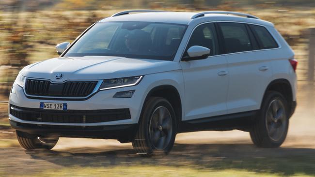 The Skoda Kodiaq is the only European-built car in the contest. Pic: Supplied.