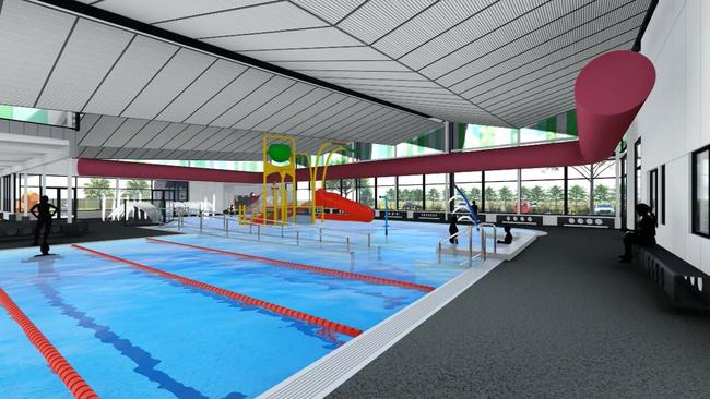 A digital impression of the new Mill Park Leisure children’s pool.