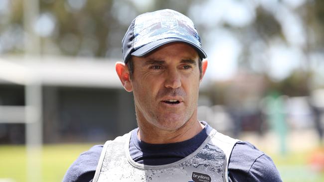 Blues coach Brad Fittler sprung a surprise on the wing. Picture: David Swift