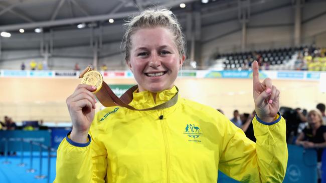 Stephanie Morton won three gold medals and said the changes at Cycling Australia had made an impact in a short space of time. Picture: Scott Barbour (Getty).