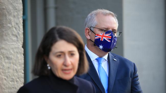 Scott Morrison has responded to criticism he faced over the failed installation of Gladys Berejiklian Picture: NCA NewsWire / Christian Gilles