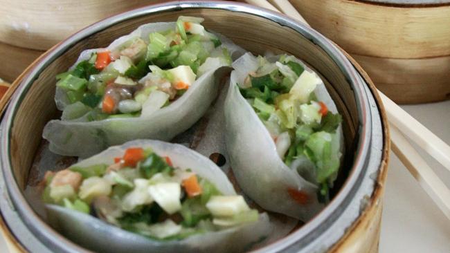 Assorted yum cha, Chinese parsley Dumplings