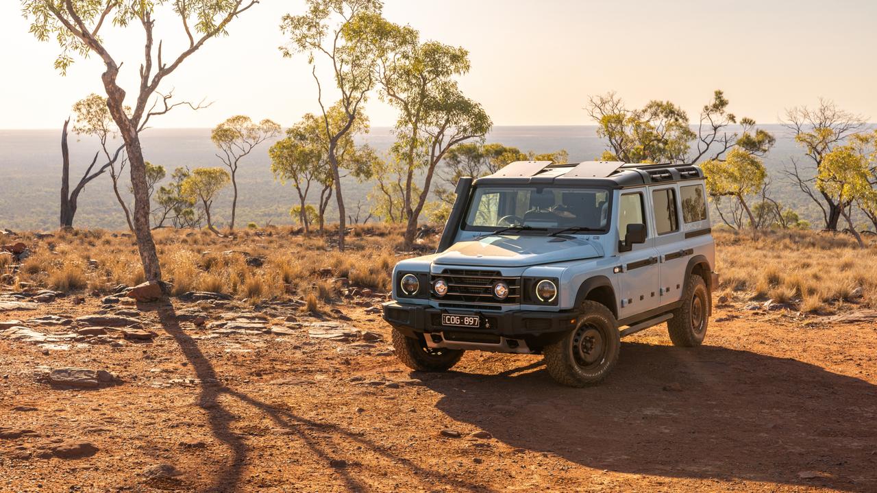 It was built to replicate the old school Land Rover Defender.