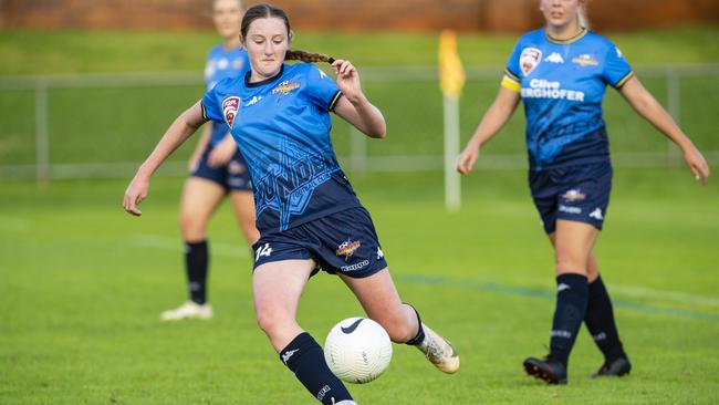 Ashlee Parravicini for South West Queensland Thunder. Picture: Kevin Farmer