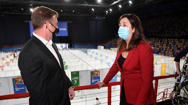 New Queensland Premier Steven Miles has released his predecessor Annastacia Palaszczuk’s secret Covid-era polling. Picture: NCA NewsWire / Dan Peled