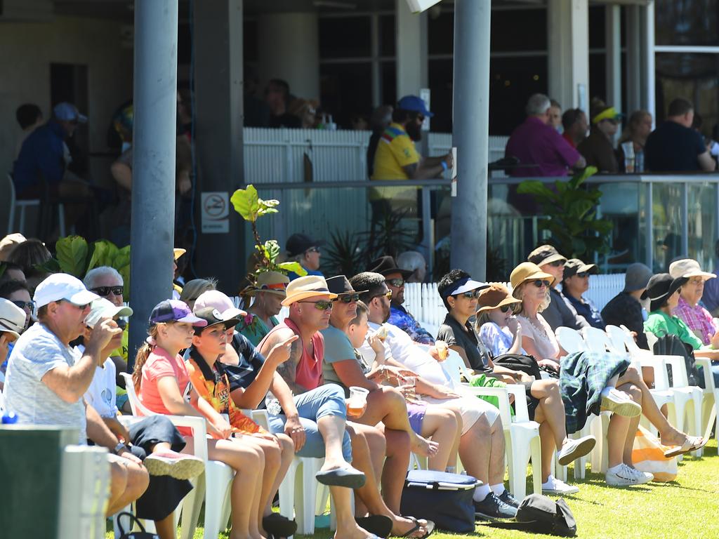 A general view is seen of spectators during game three of the Women's One Day International series between Australia and India at Great Barrier Reef Arena on September 26, 2021 in Mackay, Australia. Picture: Albert Perez