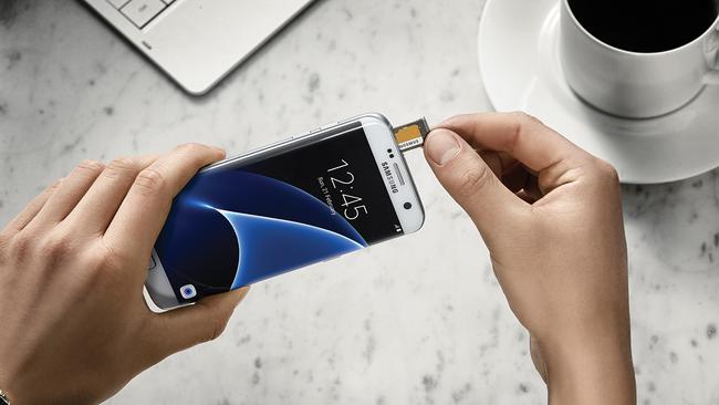 Samsung's Galaxy S7 smartphones bring back the Micro SD slot and support up to 200GB of extra storage.