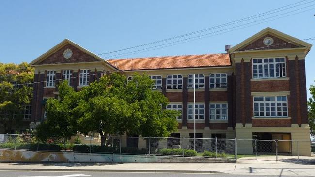 Rhyss Luke Bryant threatened a teacher at North Ipswich State School (pictured).