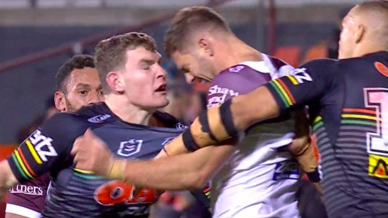 NRL 2019: Penrith Panthers vs Manly Sea Eagles, headbutt, sin bin ...