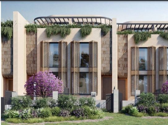 An artist's impression of a proposed 30-tonwhouse development in Gladys Ave, Frenchs Forest, released in 2023. Picture: Walsh Architects