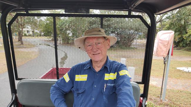 Former Army Nuclear, Biological and Chemical warfare instructor Bob Waldron of Gladstone says the government should have made wearing face masks compulsory to stop the spread of COVID-19. Picture: Rodney Stevens