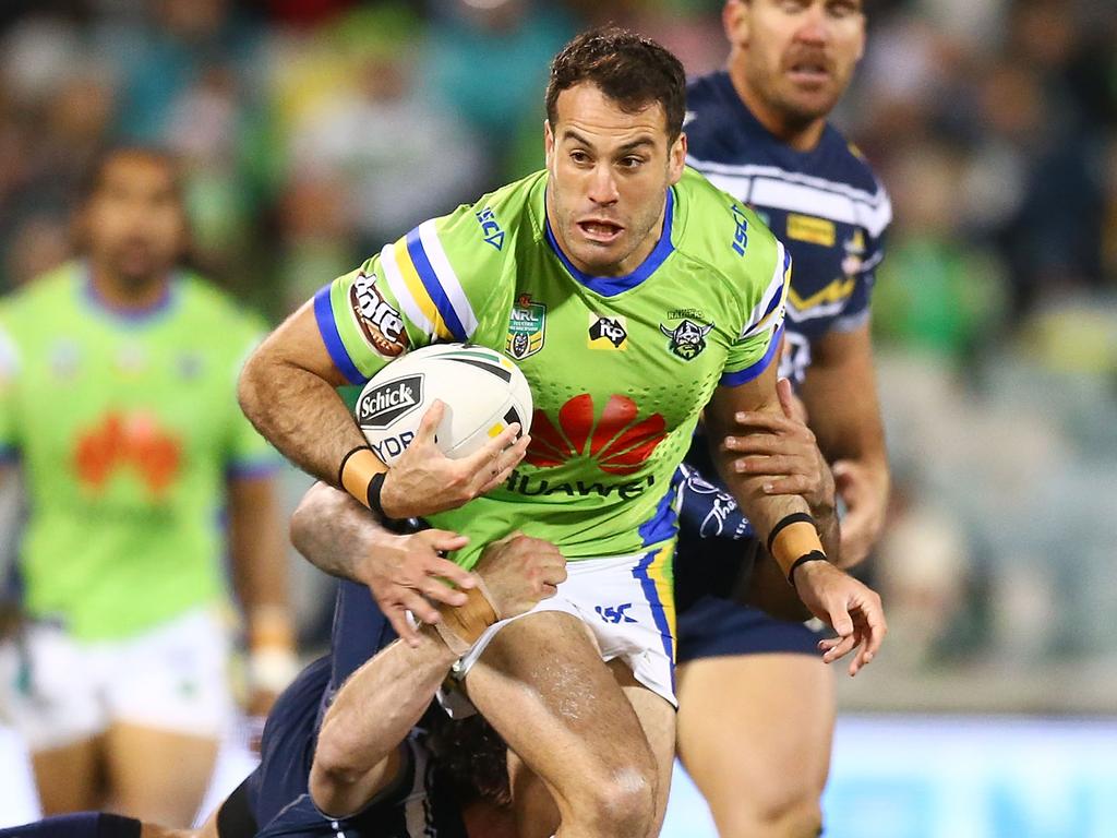 Michael Oldfield should start for the Raiders in place of the injured Jordan Rapana. Picture: Getty Images