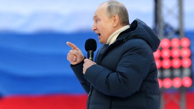 President Vladimir Putin warned the missile was "truly unique" and could overcome anti-defence systems. He added it will make "enemies who threaten his country "think twice". Picture: Getty Images