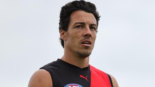 Dylan Shiel at Essendon training. Picture: Aiden Tilley, Essendon FC