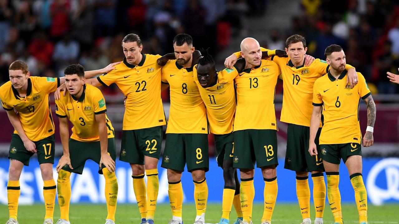The Aussie team. Photo by Joe Allison/Getty Images.