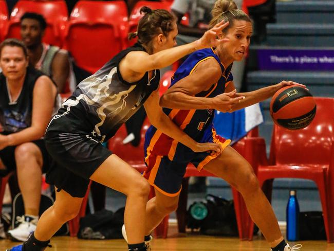 Jets’ captain Kylie Duggan has had another massive season on the court. Picture: Glenn Campbell