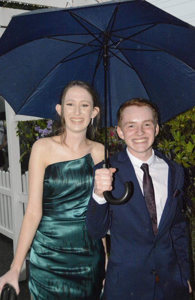 Kira Barker and Sean Eldridge at Wilsonton State High School formal at Clifford Park Racecourse, Wednesday, November 13, 2024. Picture: Tom Gillespie