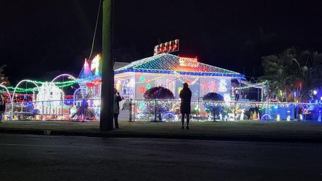 One of the Christmas lights houses on display in Gympie this year. Photo: Toni-Maree Gerhardt