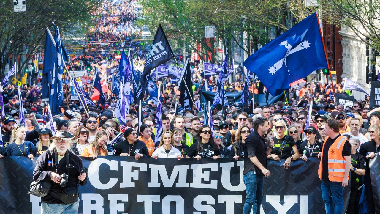 Unions plot election revolt against Labor over CFMEU