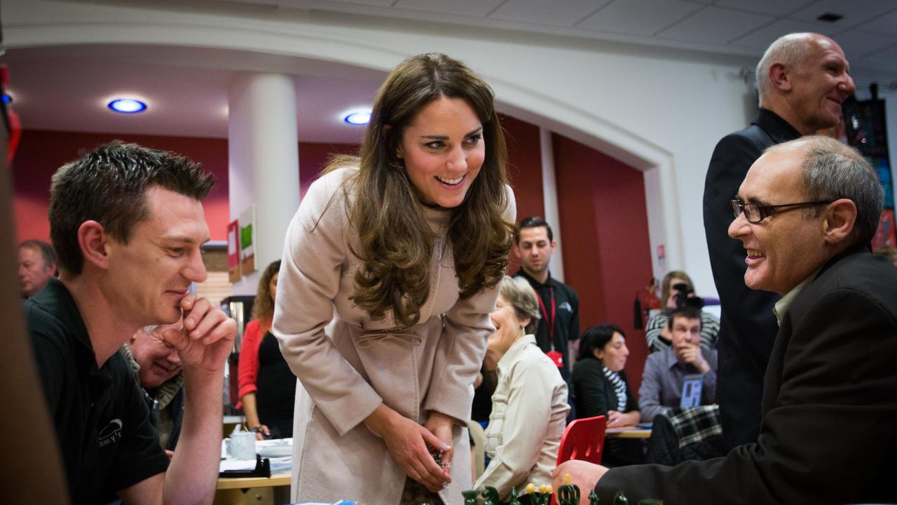 The Duchess of Cambridge eased into royal life slowly. Kate visiting Jimmy's night shelter, in 2012. Picture: Paul Rogers/WPA Pool/Getty Images.