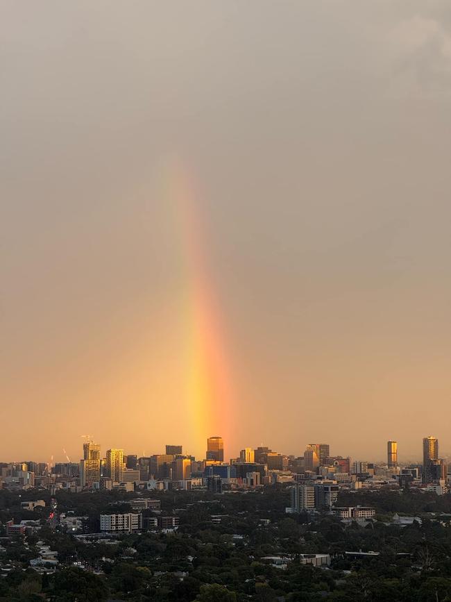 The city has already received more than 5mm on Thursday. Picture: Sam Shute