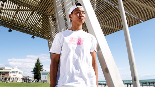 Li Tu, a former star junior tennis player on the comeback trail, has his fingers crossed for an Australian Open qualifying wildcard Picture: Morgan Sette