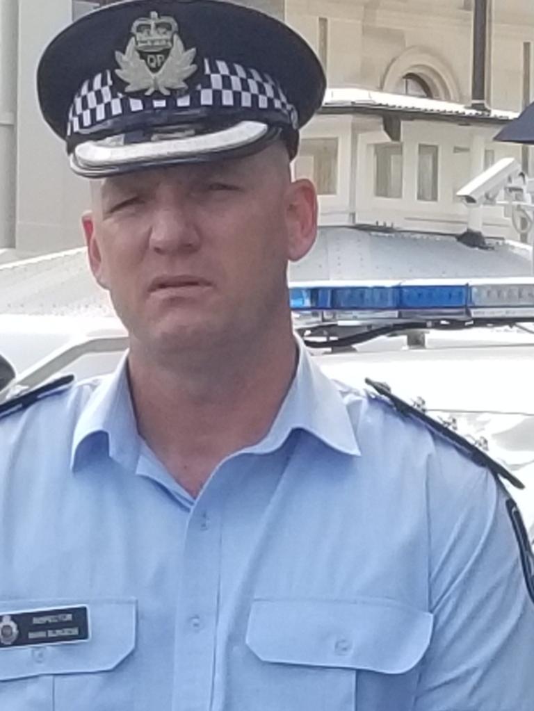 Inspector Mark Burgess from Rockhampton Police.