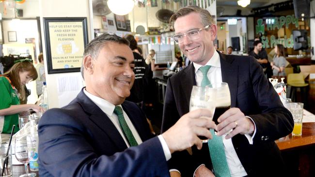 John Barilaro and NSW Treasurer Dominic Perrottet.