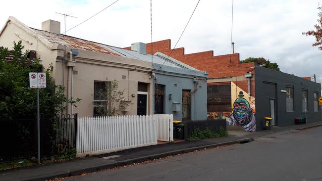 Perry St, Collingwood, today, not far from where the Collises lived.