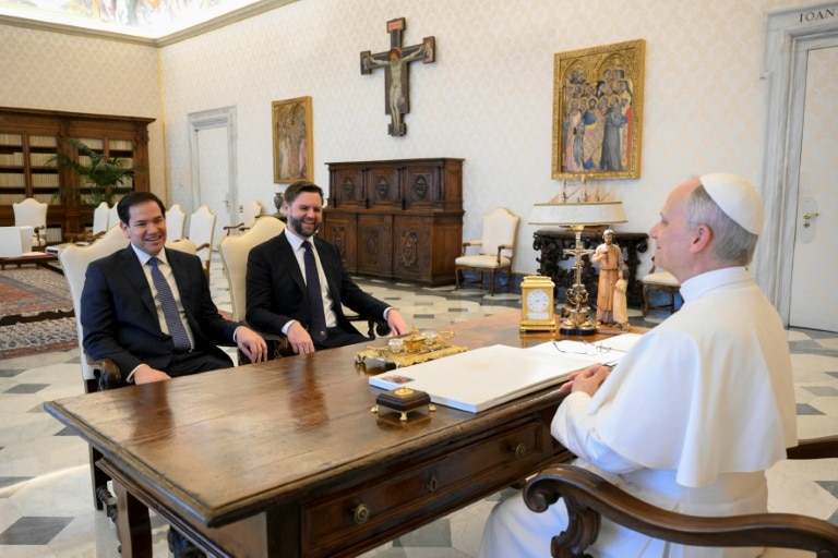 Pope meets Vance ahead of Ukraine ceasefire push