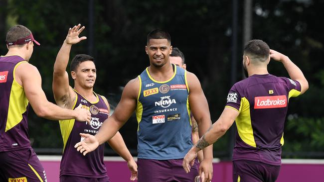 Payne Haas (pictured as a fresh-faced youngster in 2018) has been a fixture at Red Hill for years. Picture: AAP