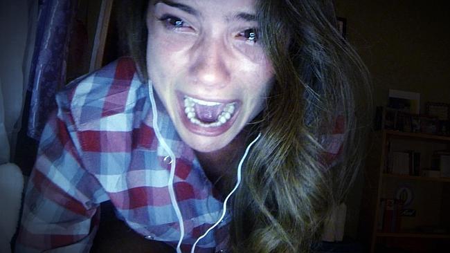 Shelley Henning in a scene from <i>Unfriended</i>.