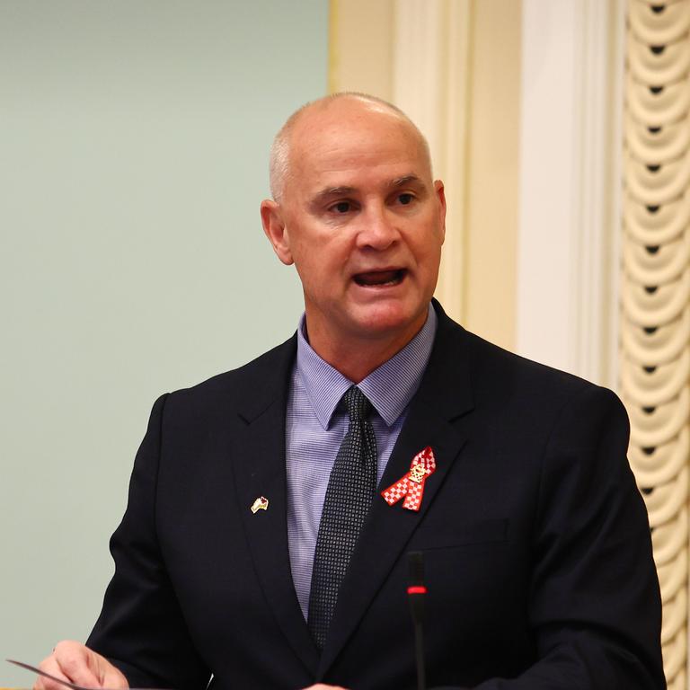 Queensland Minister for Water Glenn Butcher assured growers that federal funds were still on the table. Picture: Tertius Pickard