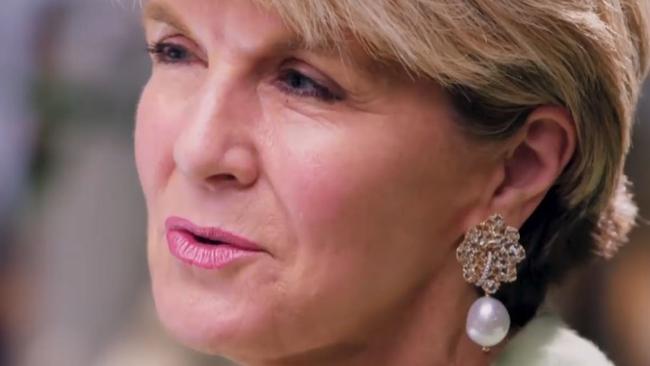 Ms Bishop was seen by some as a capable replacement for Malcolm Turnbull. Picture: 60 Minutes