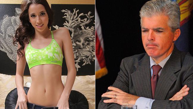 Belle Knox: Steve Bellone 'follows' porn star, claims account hacked |  news.com.au — Australia's leading news site
