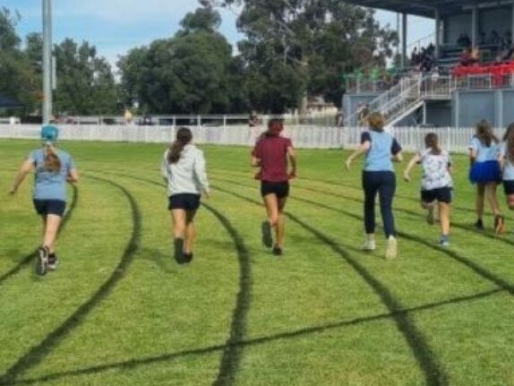 Gilgandra High School students receive free sports bras to help with participation. Photo: NSW Government