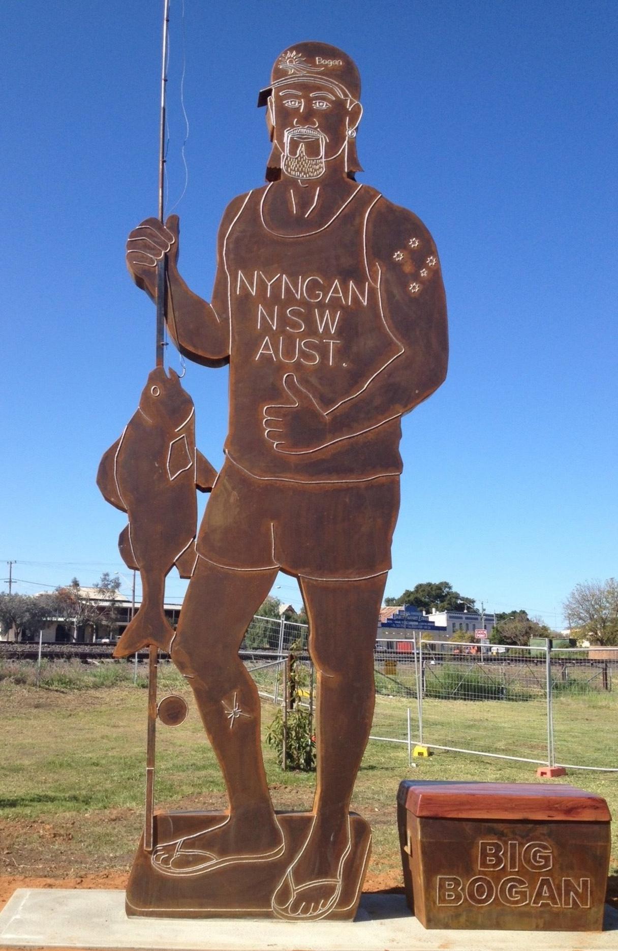 SUNDAY ESCAPE. GREAT AUSSIE DETOUR. The Big Bogan, Nyngan, NSW. Picture: Facebook / Big Bogan Nyngan