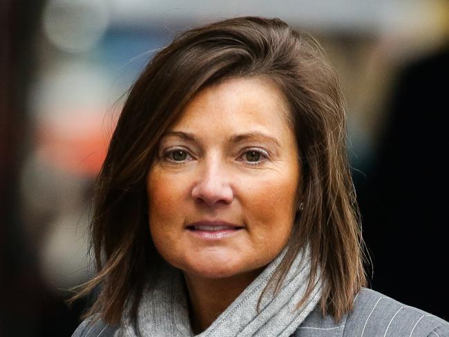 SYDNEY, AUSTRALIA - NewsWire Photos JUNE 07, 2021: Helen Rosamond a former Sydney corporate high-flyer who allegedly defrauded NAB out of $26.7 million is seen arriving at the Downing Centre Court in Sydney Australia. Picture: NCA NewsWire / Gaye Gerard