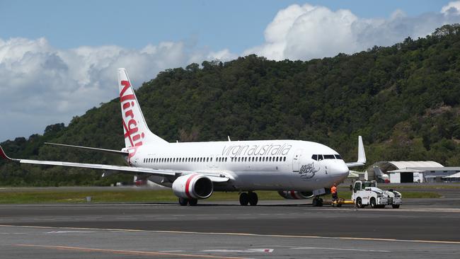 Virgin Australia’s fleet of 58 Boeing 737s is behind the decision to postpone flights to New Zealand for four months. Picture: Brendan Radke