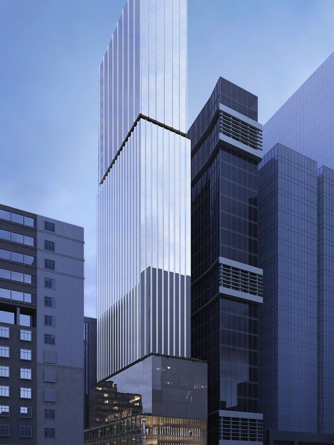 The hotel planned at 130-134 Lt Collins St, Melbourne. Picture: BPM/Elenberg Fraser