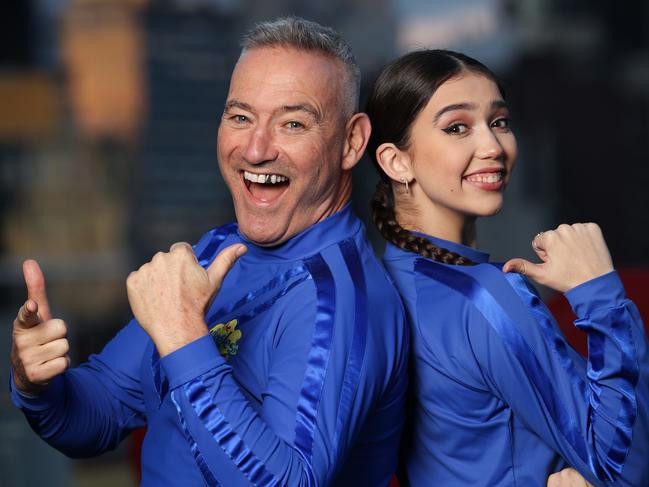 EXCLUSIVE HOLD FOR SATURDAY JULY 16THThe Wiggles announce their national tour.Anthony Field and his daughter Lucia, who is now one of the new Wiggles.Picture: David Caird