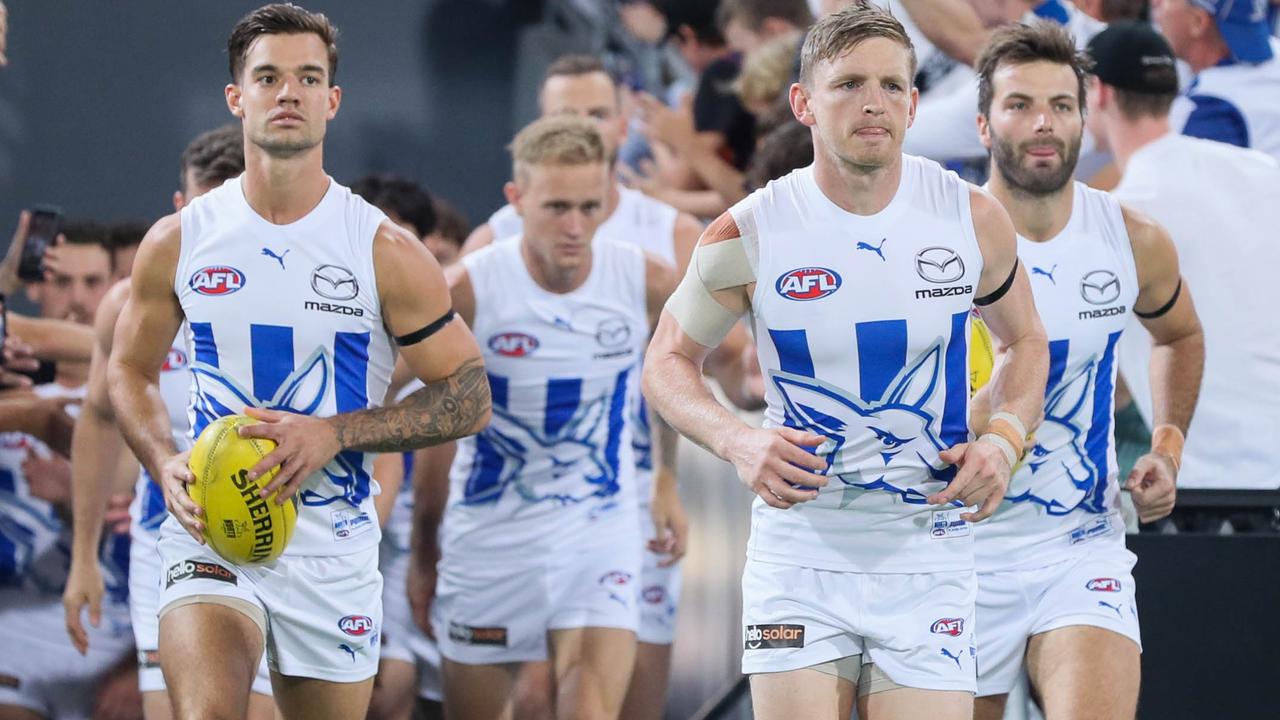 North Melbourne was smashed by 108 points by Brisbane. Picture: AFL Photos/Getty Images