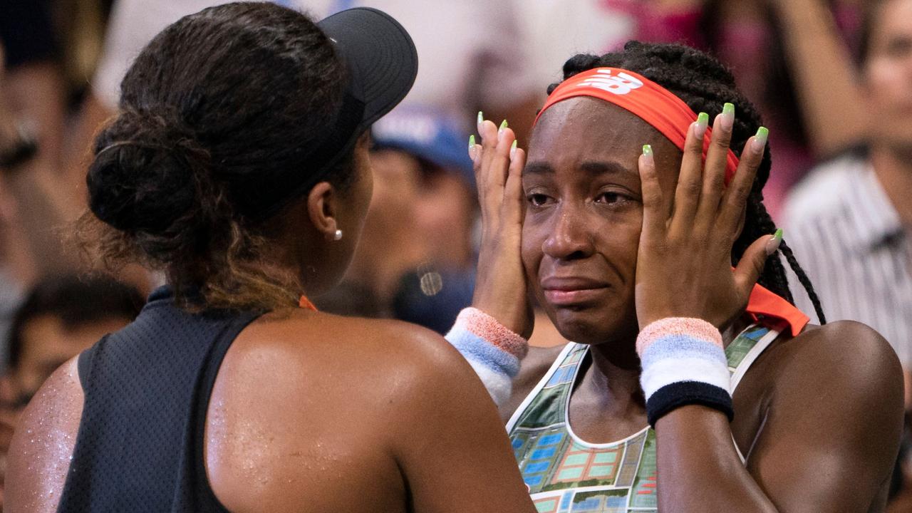 Naomi Osaka beats Coco Gauff in emotional match at U.S. Open