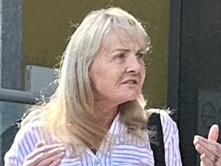 Dianne Lorraine Garozzo, also known as Dianne Devine, leaving Caloundra Magistrates Court on September 26, 2024. Picture: Sam Turner