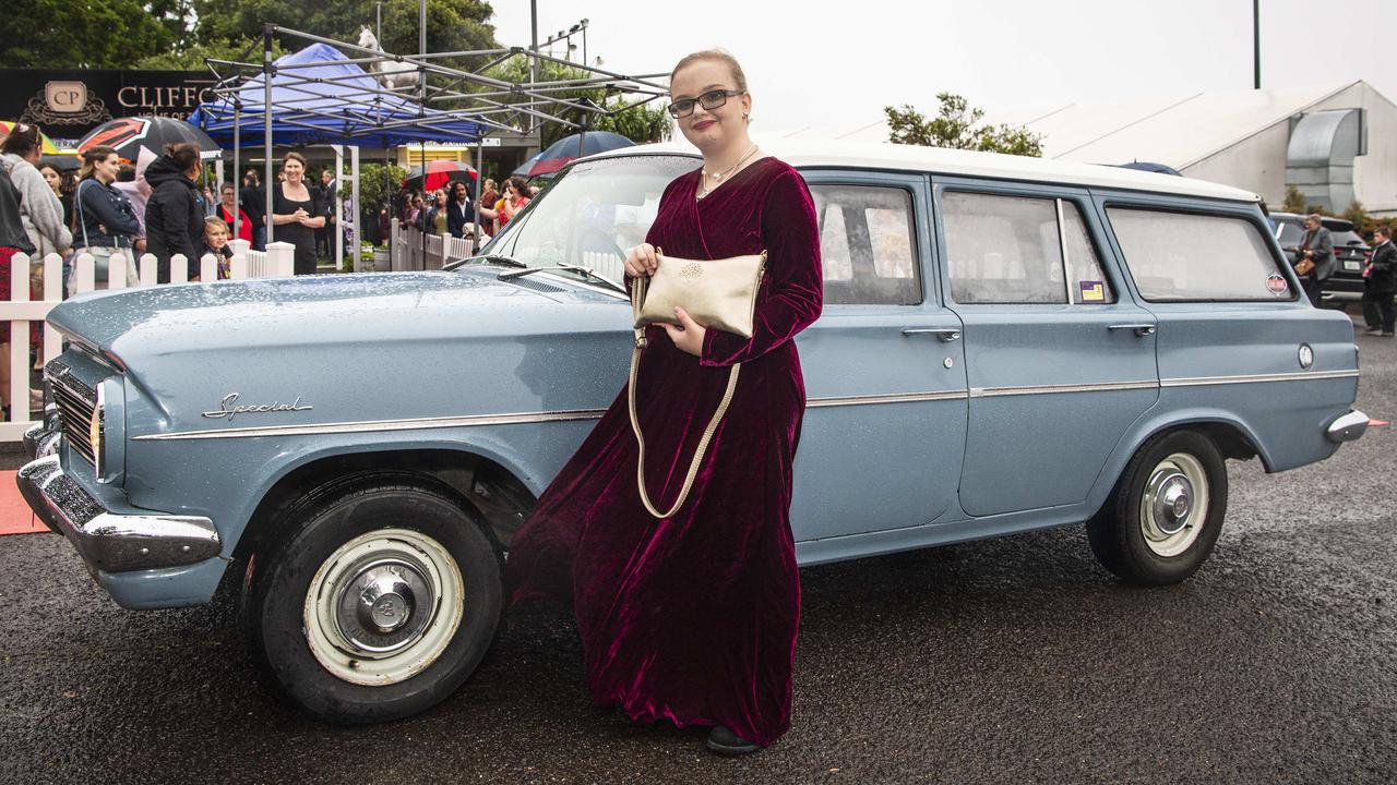 Graduate Avery Carroll-Searle at Clifford Park Special School formal at Clifford Park Racecourse, Wednesday, November 20, 2024. Picture: Kevin Farmer