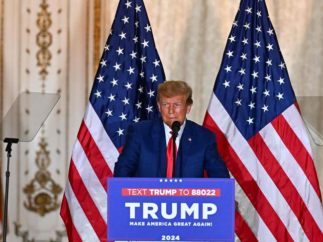 Donald Trump at his Mar-a-Lago estate in Palm Beach, Florida. Picture: AFP