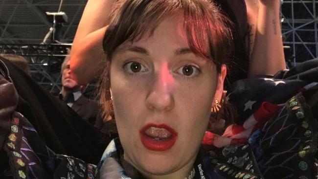 Lena Dunham is just one of the celebs who has been trolled by Trump supporters. Picture: Instagram