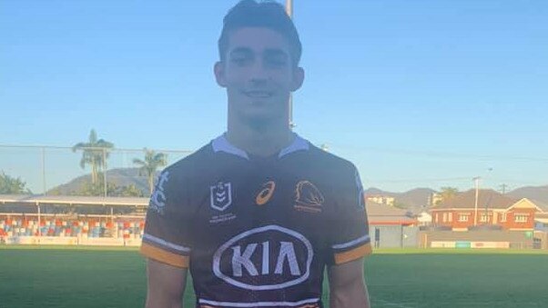 Tom Morcom was selected to play centre for the Brisbane Broncos Under 16 team to play in Rockhampton last year. He is now one of the standout players for the Wide Bay Bulls.