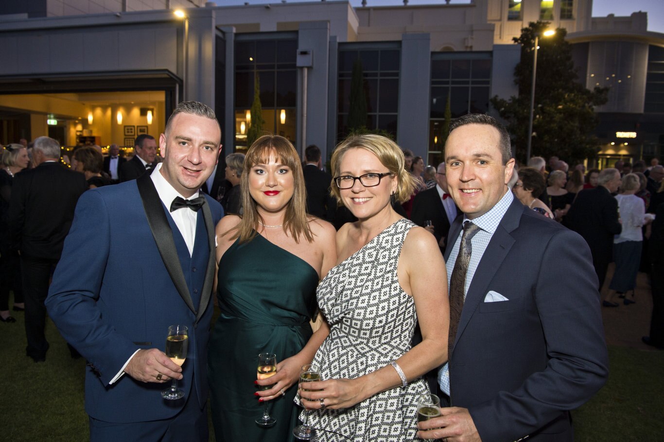 At Empire Theatres are (from left) Rick Osborne, Katie Osborne, Tina Osborne and Kyal Osborne at the Order of St John gala dinner, Saturday, October 26, 2019. Picture: Kevin Farmer