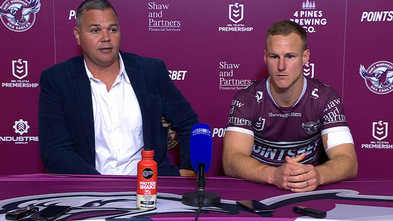 Anthony Seibold, Kicking-Duell, Liam Martin-Kick-on, Manly Sea Eagles-Pressekonferenz, vs. Panthers, Runde 24